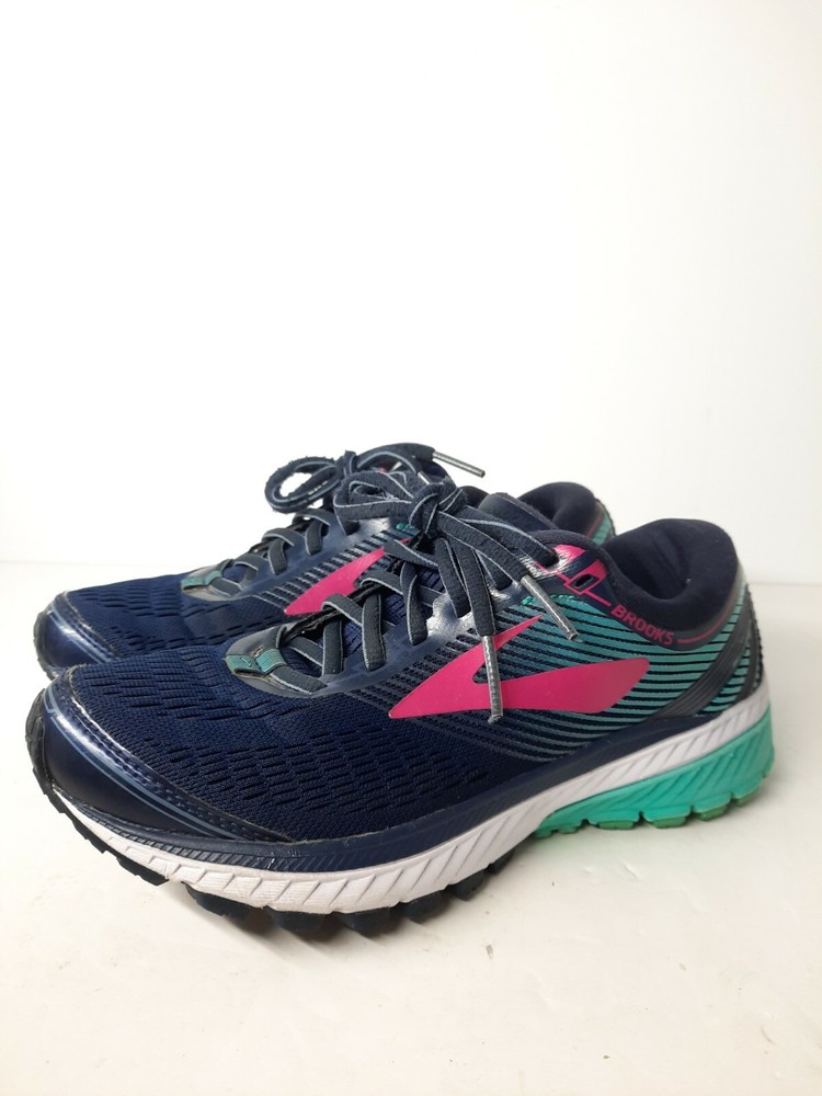 Brooks Ghost DNA Women's Athletic Running Shoes Size 7.5 B Blue Pink Pre-owned