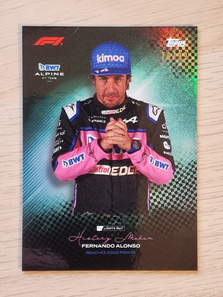 Topps Formula One Lights Out 2023 - Fernando Alonso 76/99 F1