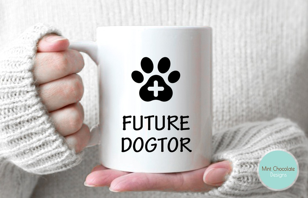 Future Dogtor Veterinarian Gift Future Doctor Vet Student Gift Vet School Gift