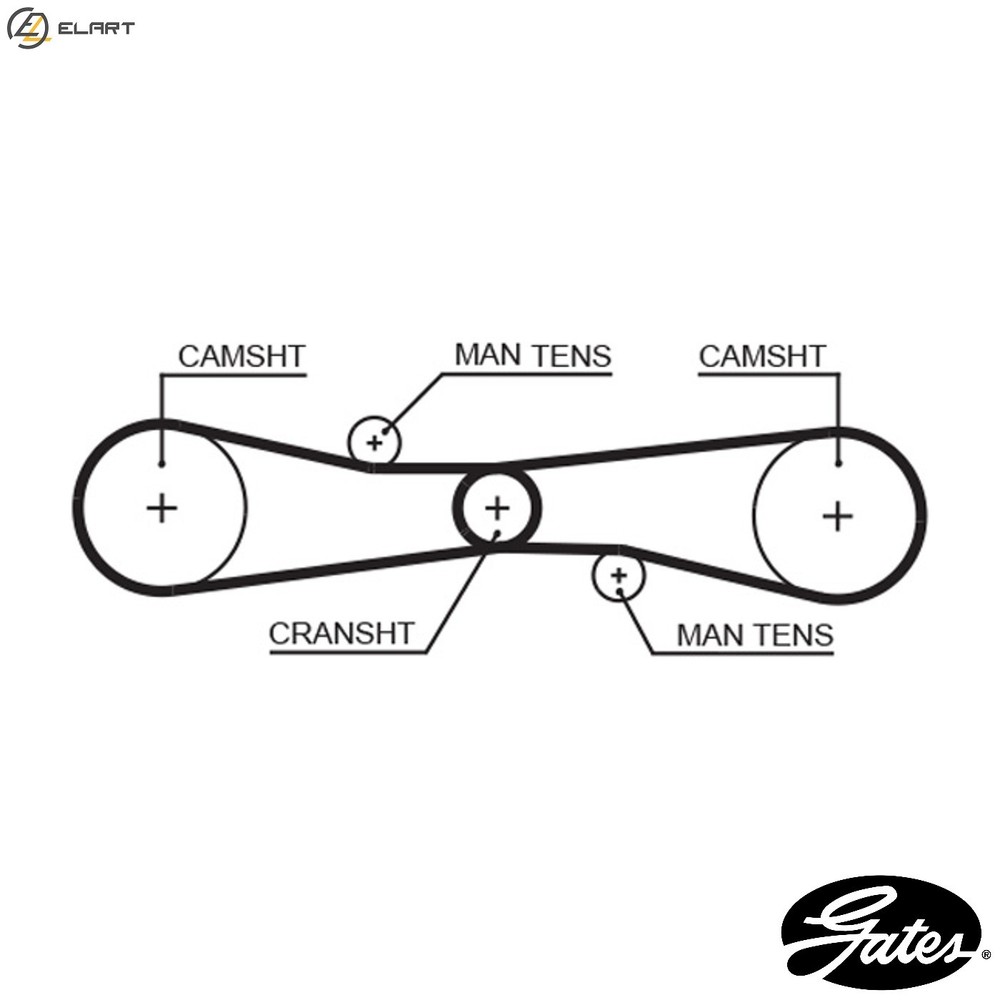 TIMING BELT T275 FORTIMING BELT T275 FOR HONDA  14401-MN5-004