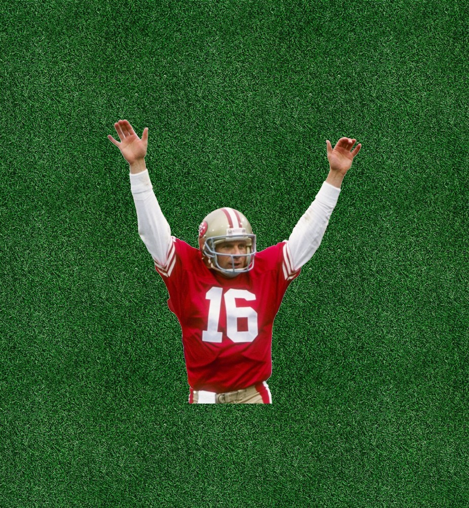 San Francisco Joe Montana vinyl sticker decal - Several Sizes Available