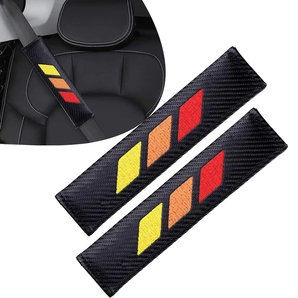 For Toyota 2pcs Car Seat Belt Cover Shoulder Cushion Pad Interior Accessories