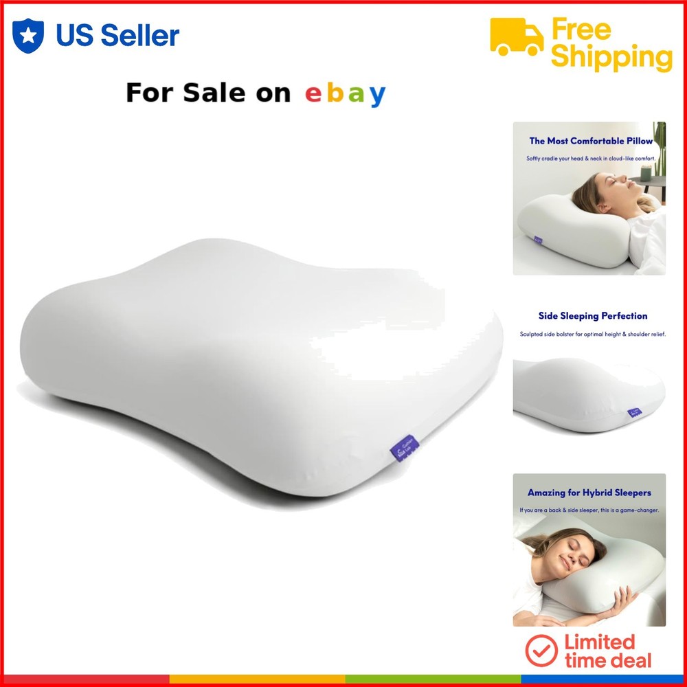 Memory Foam Pillow for Deep Sleep – Neck Support for Side & Back Sleepers