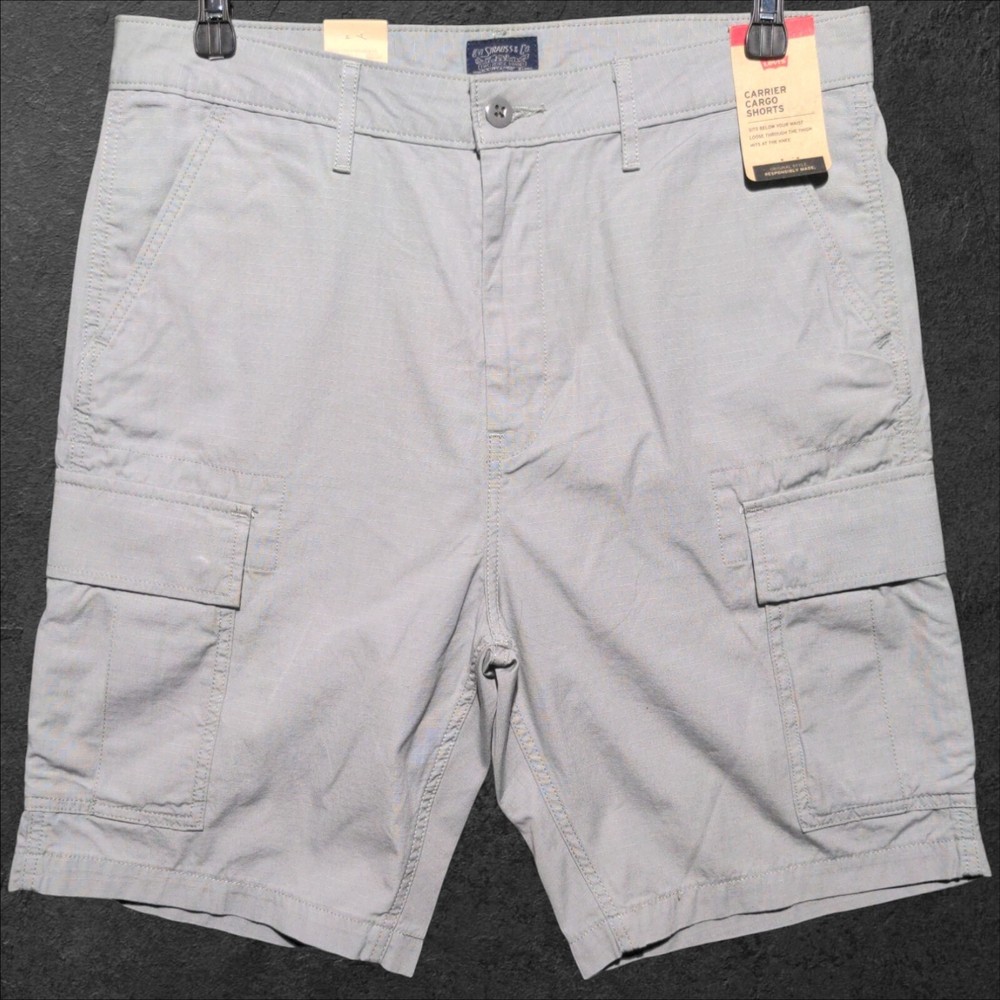 Levi's Carrier Cargo Shorts Gray Men's 33