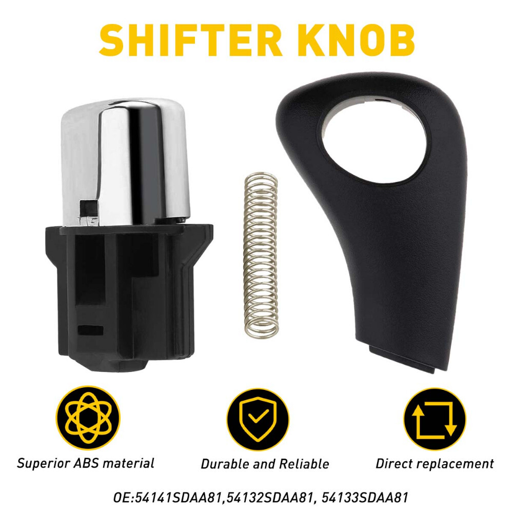 FOR HONDA 03-05 SHIFTER ACCORD AUTOMATIC GEAR SHIFT HANDLE KNOB PUSH BUTTON