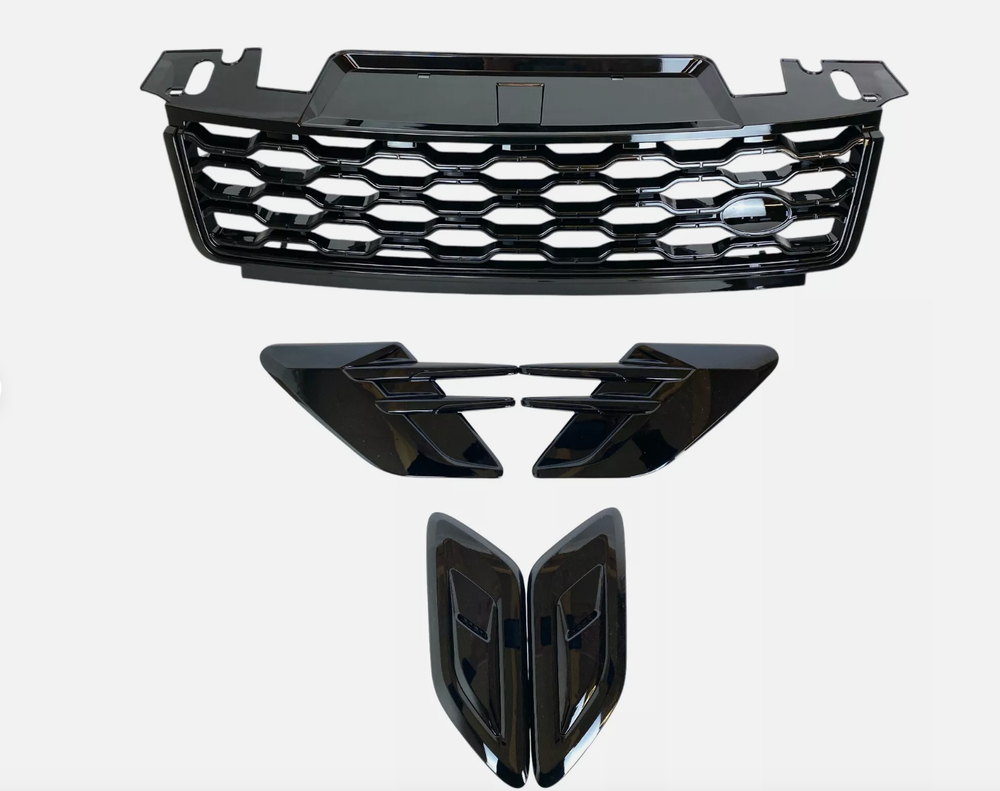 Range Rover Sport Black Front Grille Bonnet Vents Side Vents L494 2018-2022 RRS