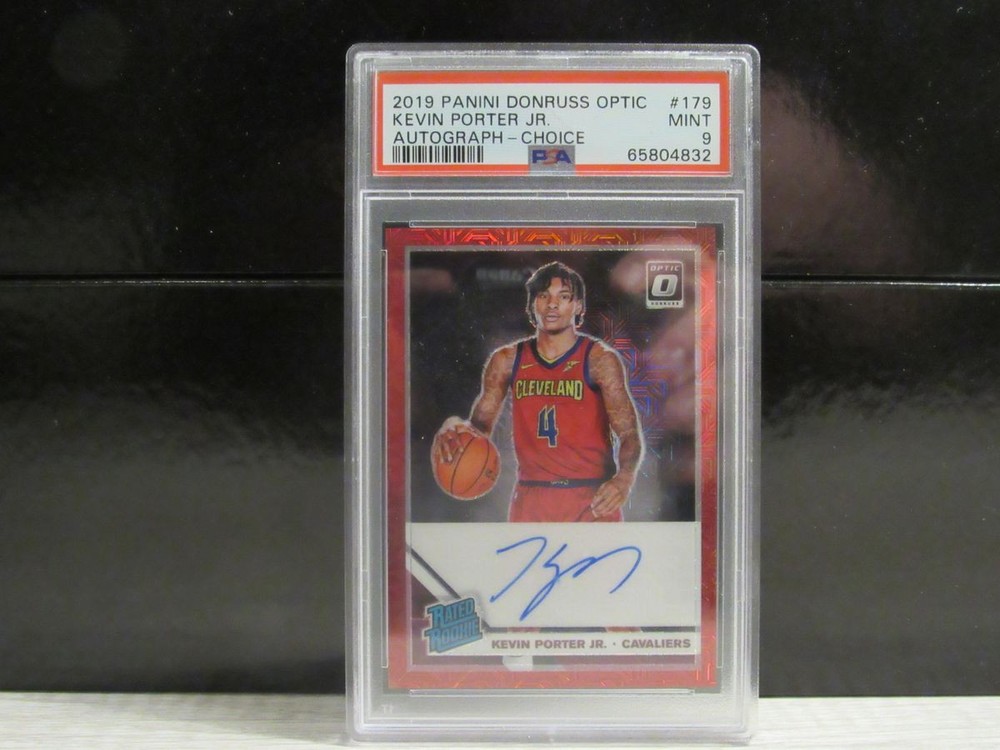 2019 Panini Donruss Optic Kevin Porter Jr Autograph Choice PSA MINT 9