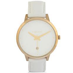 Rip Curl Womens LOLA SLIM LEATHER SURF WATCH A3033G Gold White Rrp $179.9 SALE