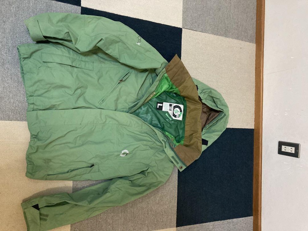 Volcom Snowboard Jacket Mens Size L Green