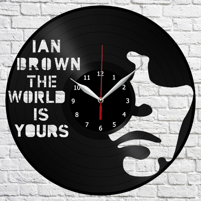 Ian Brown Vinyl Record Wall Clock Home Fan Art Decor 12