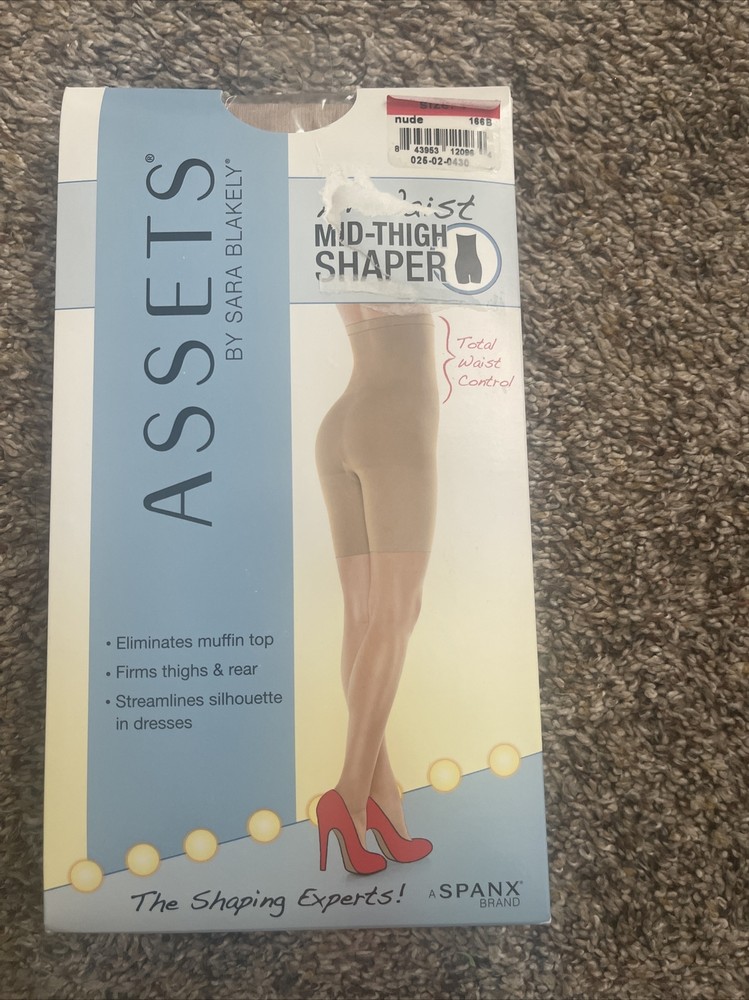 SPANX High Waist Mid-Thigh Shaper in Nude Size 1 Style 166B