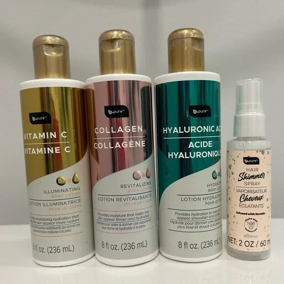 🆕 B-Pure full lotion set, collagen, hyaluronix acid, vitamin C, brand new!