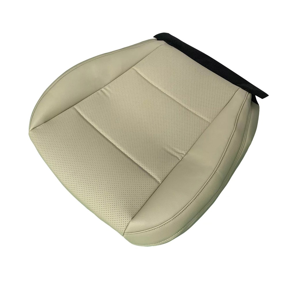 1PC Driver Leather Bottom Seat Cover Accessory Beige For Subaru Outback 2015-19
