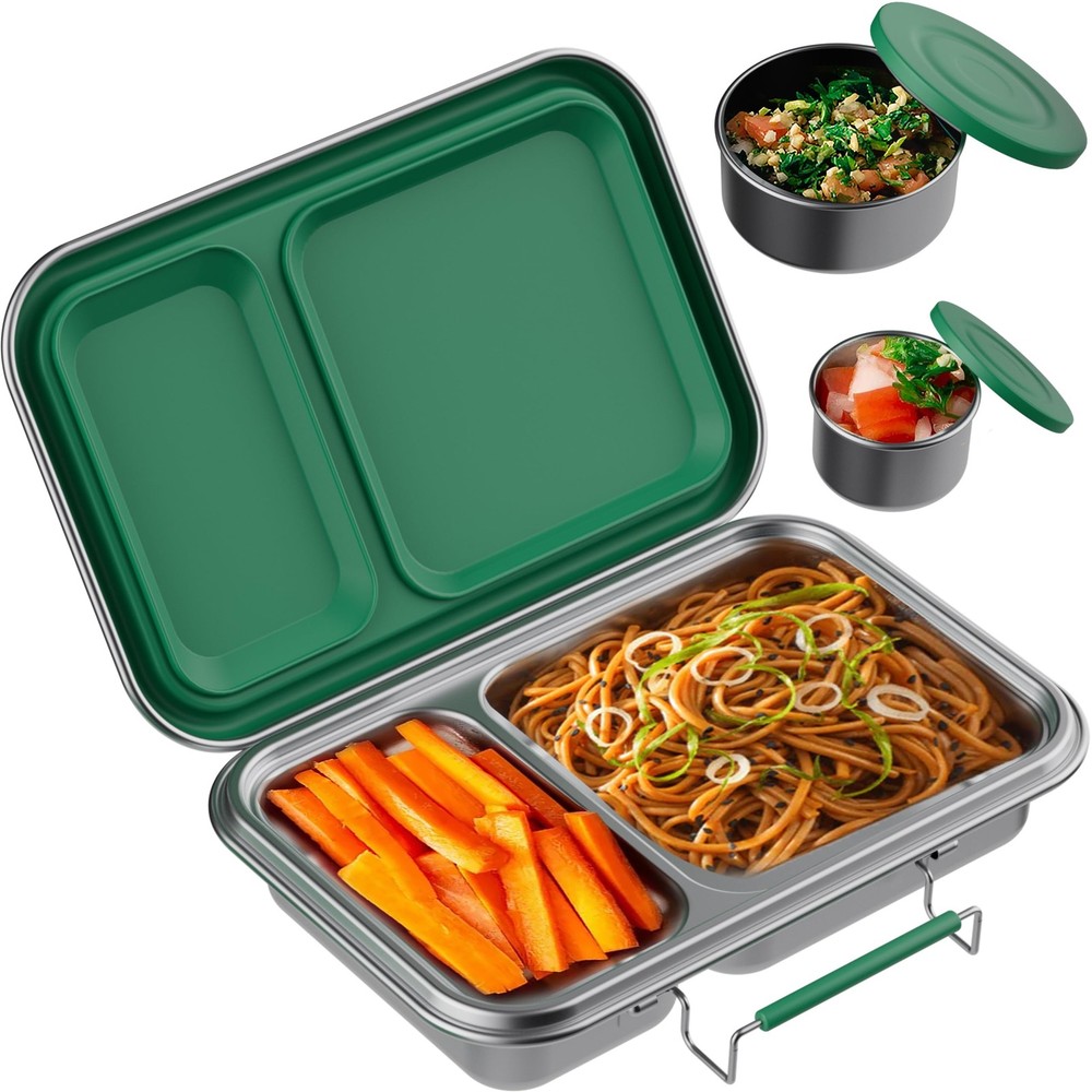 Stainless Steel Kids Lunch Box Leak Proof BPA Free 304 Bento Container