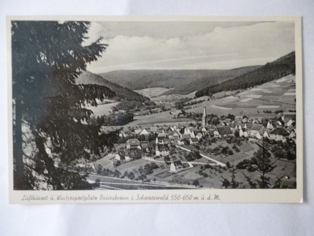 Ansichtskarte Baiersbronn im Schwarzwald 1952 (Nr.590)