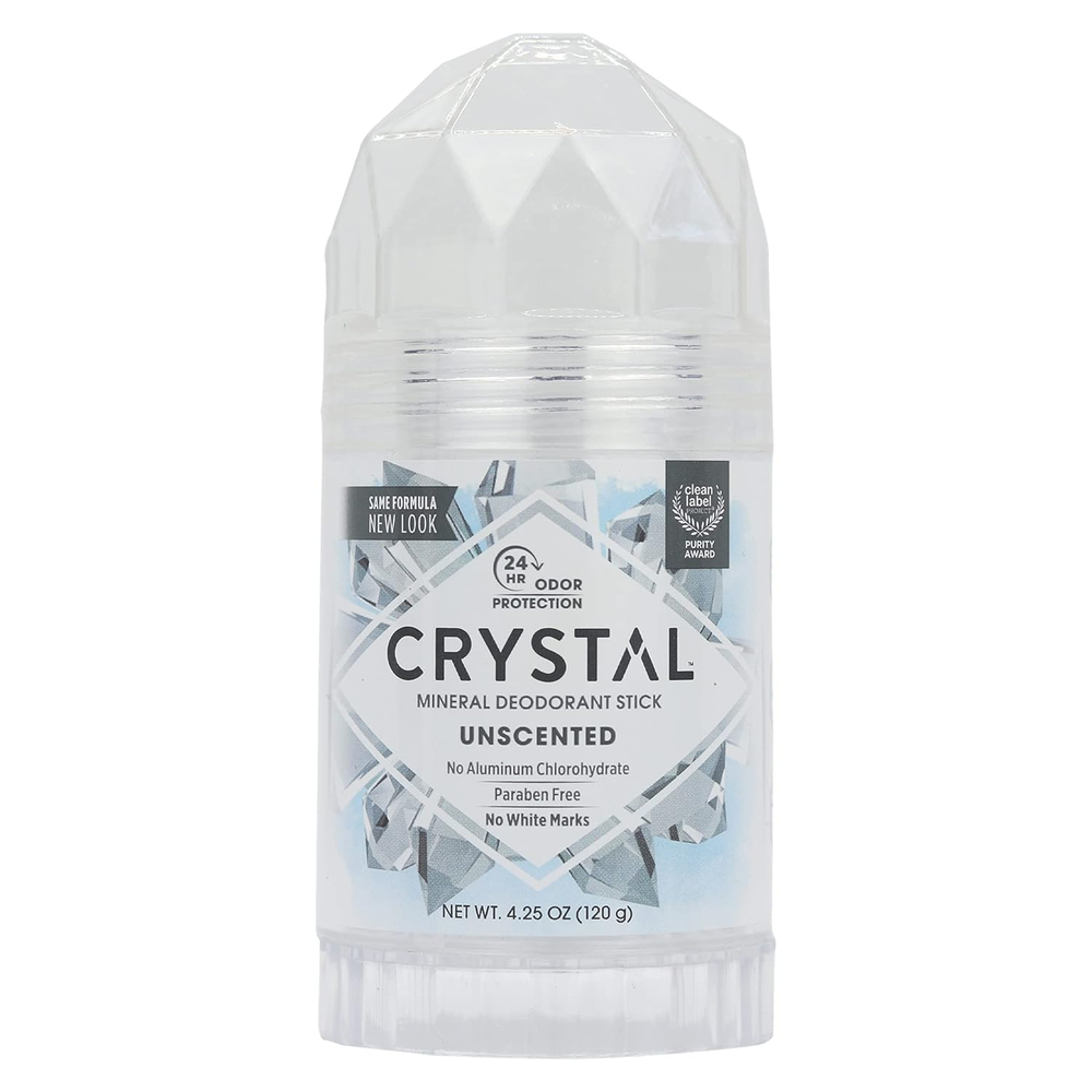 CRYSTAL Deodorant Stick (30003), Unscented, 4.25 Ounce