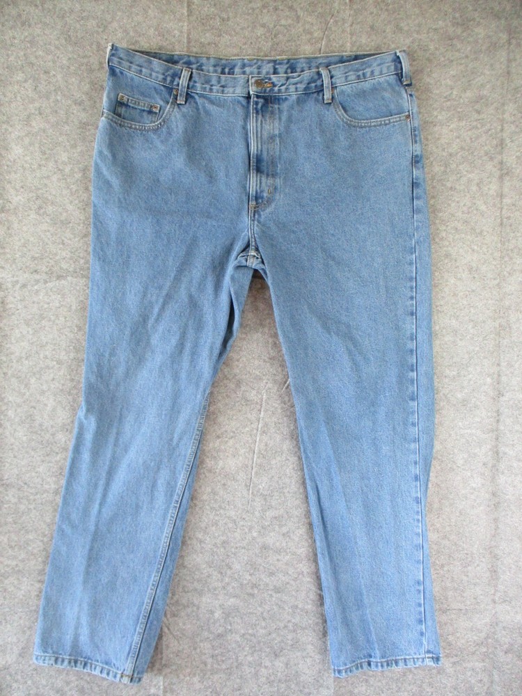 Members Mark Mens 40x30 Blue Denim Straight Leg Retro Western Jeans-image