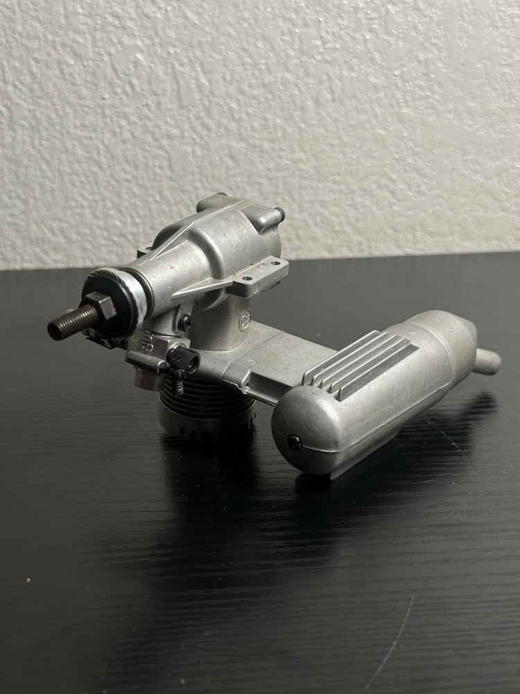 O.S.MAX-40FP 6.49cc 2 stroke glow engine with muffler, used for R/C airplane f/s