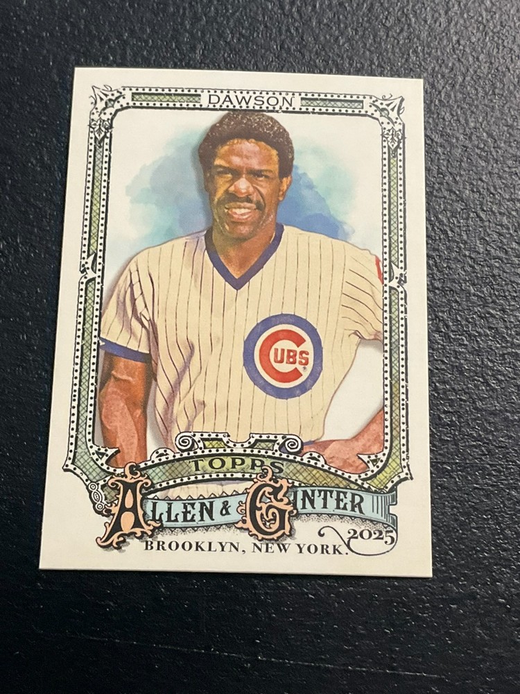 2025 Topps Allen & Ginter Short Print SP #301 Andre Dawson, Chicago Cubs