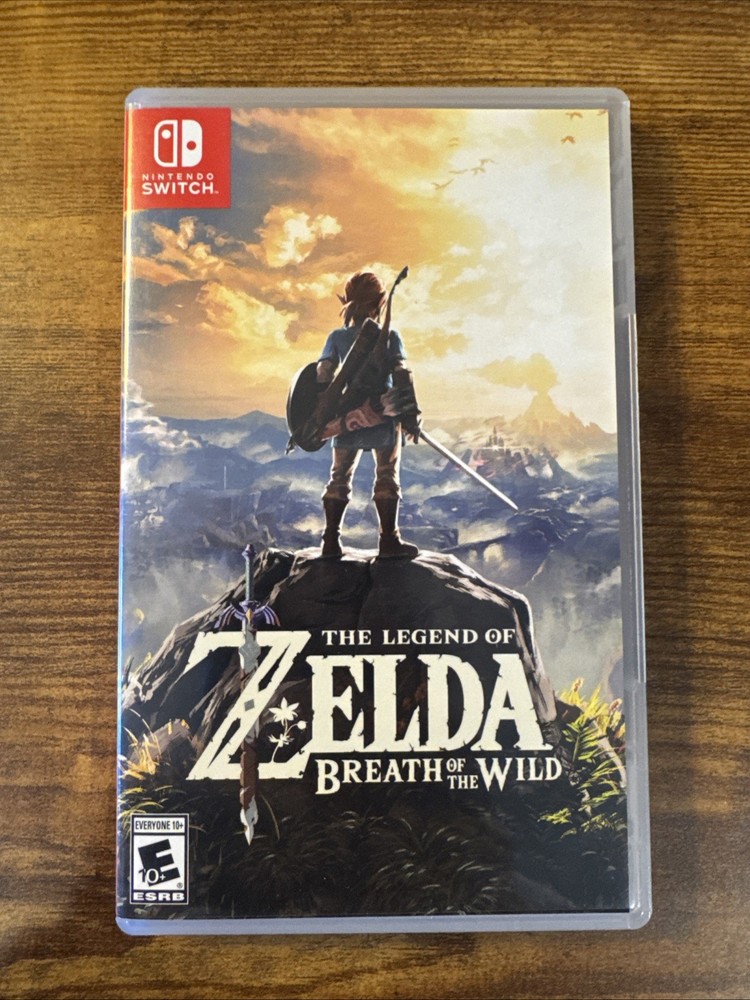 Legend of Zelda Breath of the Wild Nintendo Switch 2018 US Edition CIB Complete
