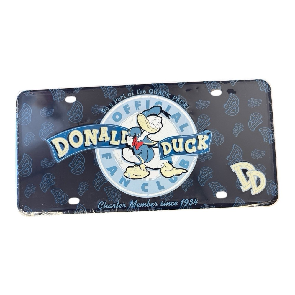Disney World Donald Duck Quack Pack License Plate
