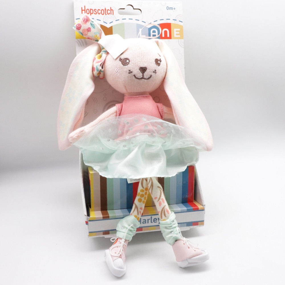 Harley Soft Body Floppy Rabbit Doll-Hopscotch Lane (NEW)