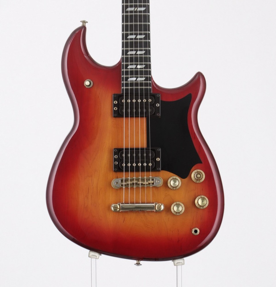 Vintage 1980 Yamaha SF-7000 RS Red Sunburst Electric Guitar Made in Japan Used for Sale