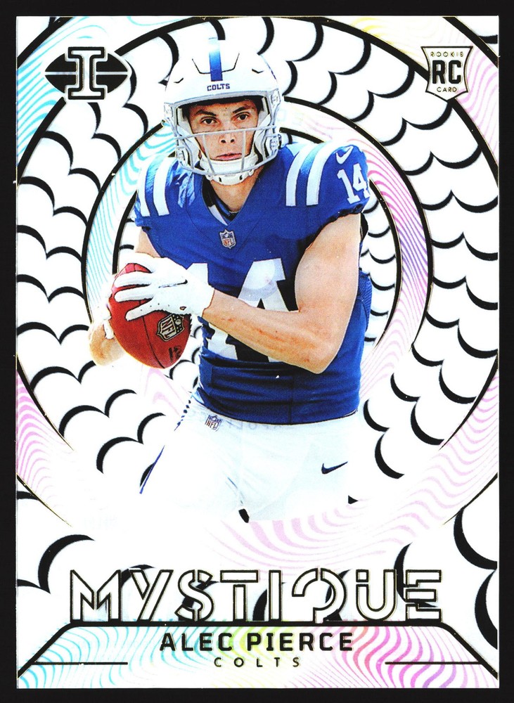Alec Pierce 2022 Panini Illusions Mystique Rookie CLEAR RC Indianapolis Colts