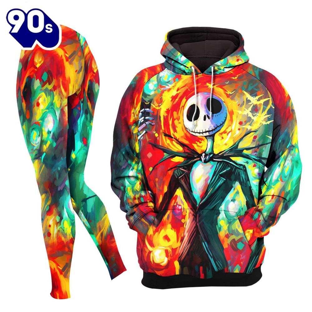 Colorful Paint Nightmare Art Combo Hoodie and Leggings - Musicdope90s