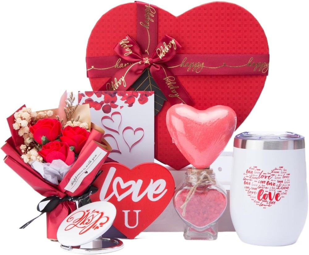Valentines Day Gifts for Her Daughter,Girlfriend and Wife,Gift Baskets for Women-image