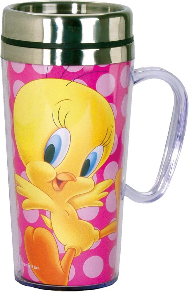 - Insulated Travel Mug - Tweety Bird Coffee Cup - Coffee Lovers Gift - Funny ...