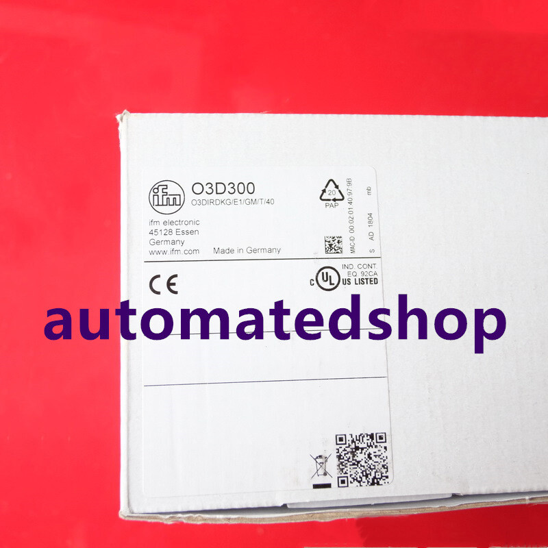 Ifm O3D300 New 3D Sensor O3DIRDKG/E1/GM/T/40