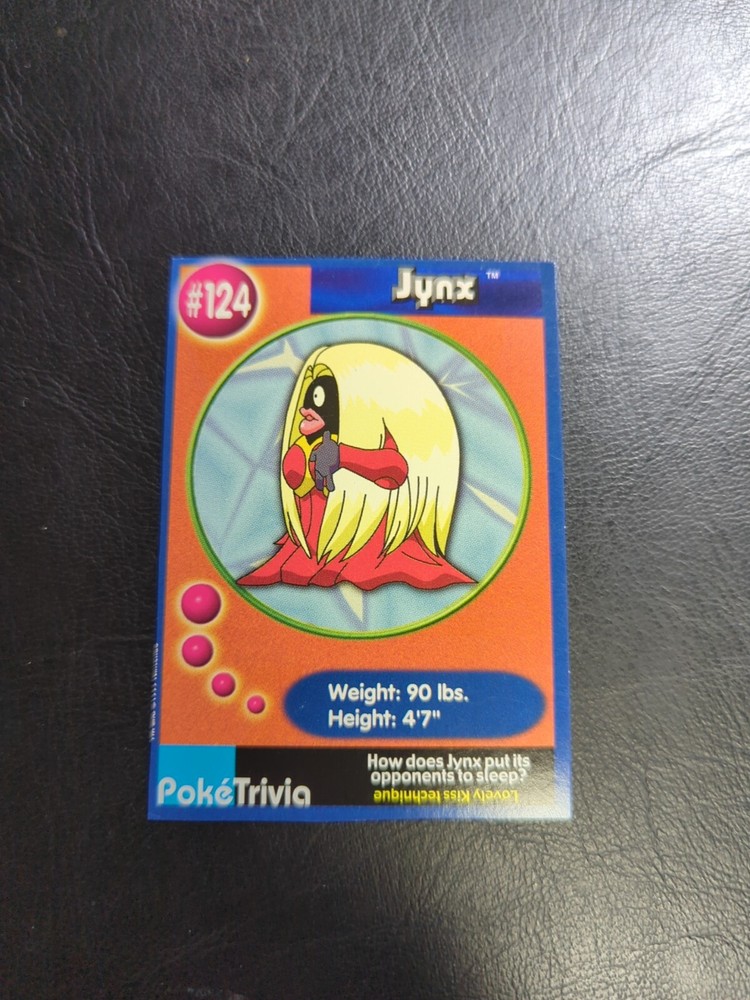 1999 Pokemon Master Trainer Collection Jynx #124 (Collectible Movie Scene #9)