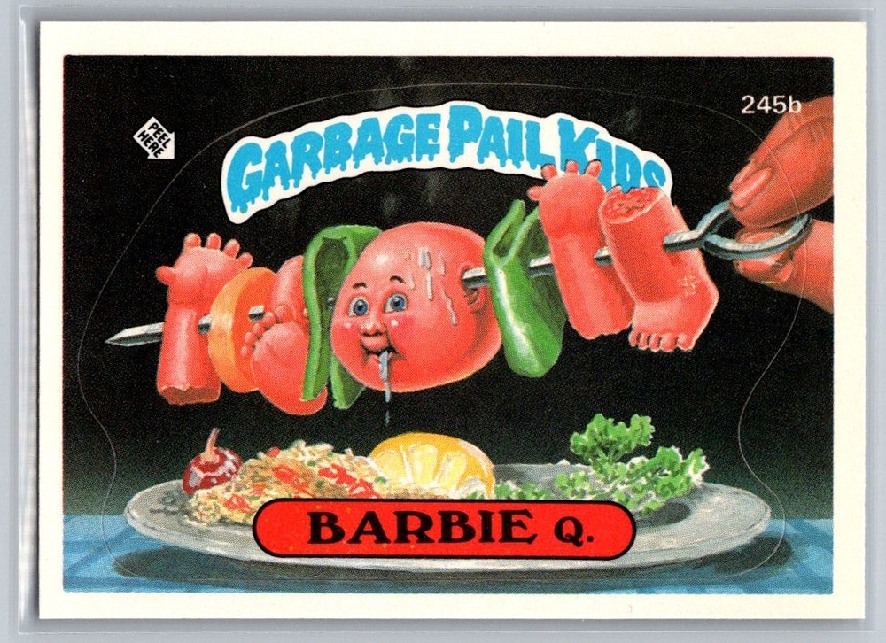 Shish K. Bob 1986 Topps Garbage Pail Kids Series 6 #245b
