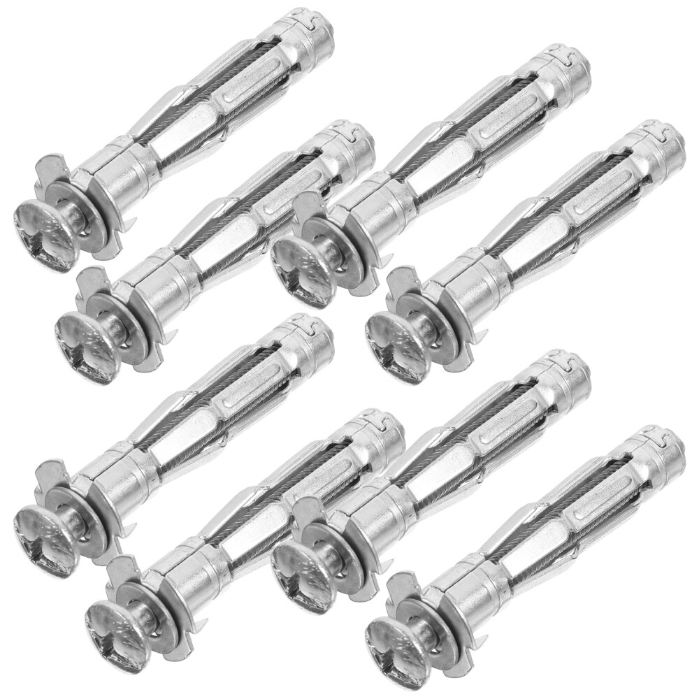 30 Pcs Drywall Bolt Set Screw in Anchors Baby Masonry Bolts Metal Expansion