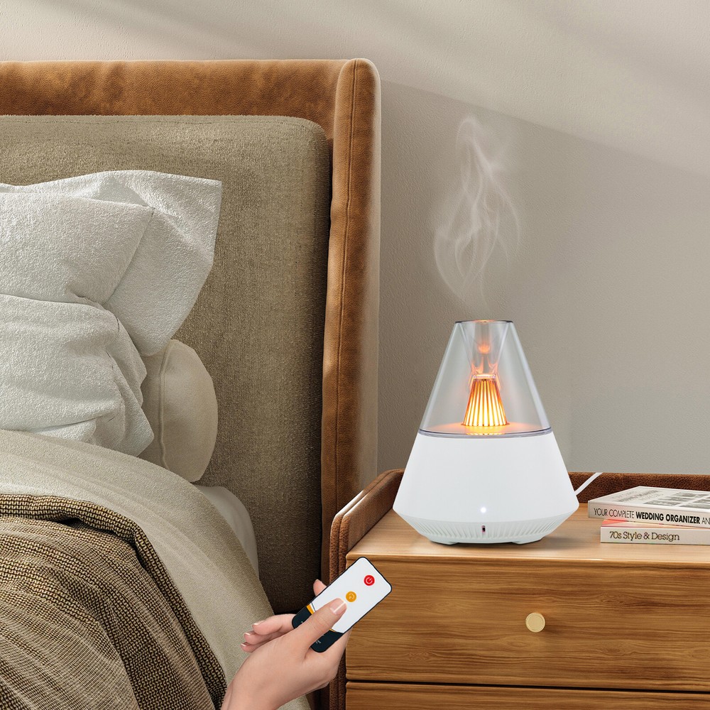 Ultrasonic Aromatherapy Humidifier with LED Lights and Essential Oil Diffuser for Home