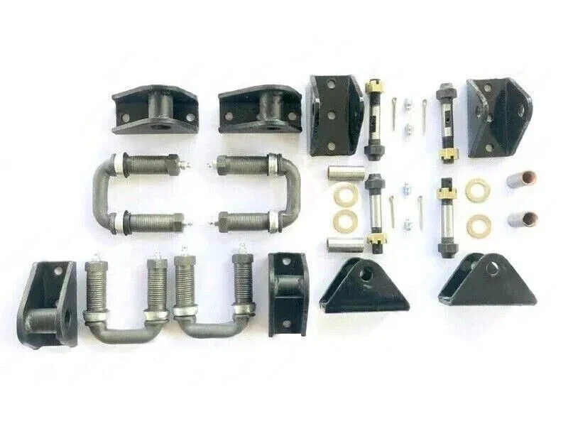 U Shackle Complete Suspension Kit Fit For Willys Jeep MB GPW CJ 2A 3B M38A Truck
