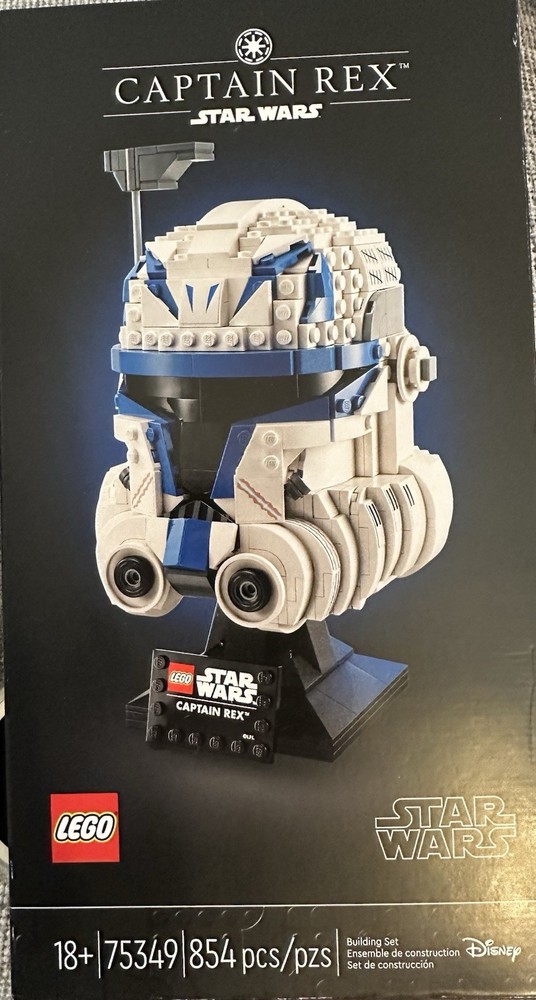 LEGO Star Wars Captain Rex Helmet Set 75349 Complete with Manual