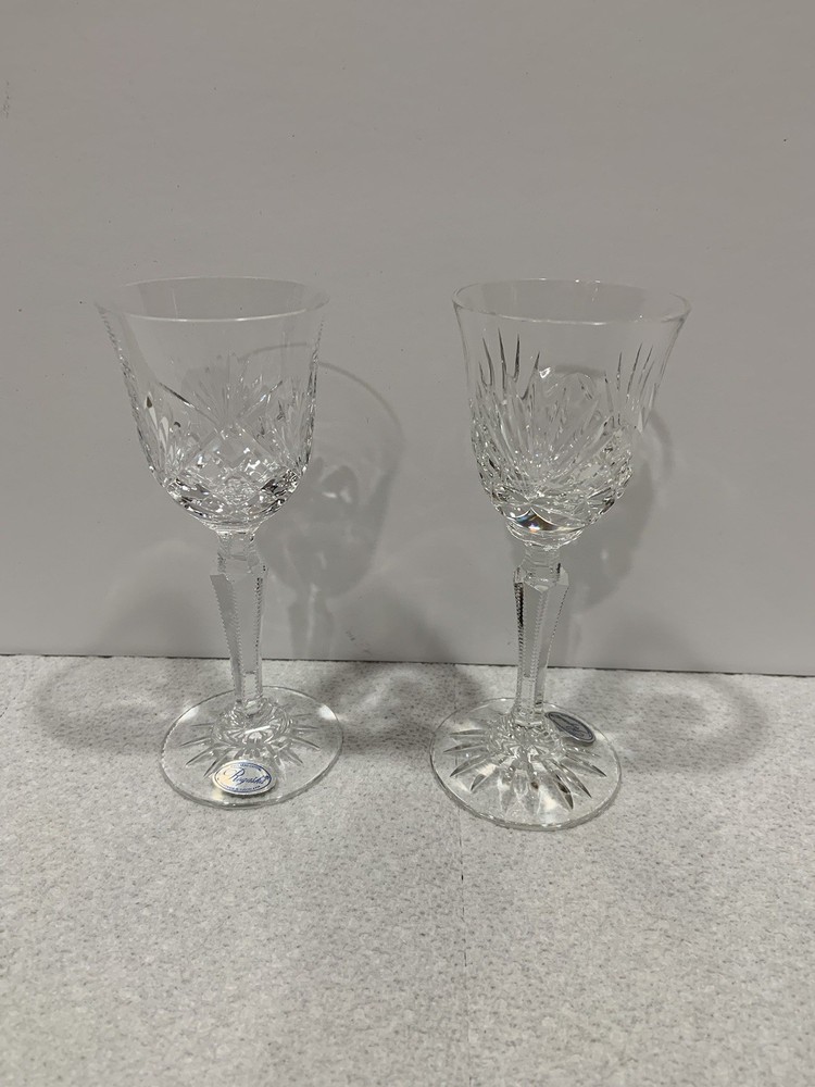 Rogaska Footed Shot/Cordial Glasses