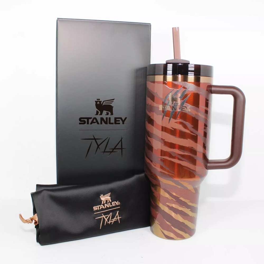 Stanley x Tyla 40oz Limited Edition Flowstate Tumbler New Tyger Quencher H2.0