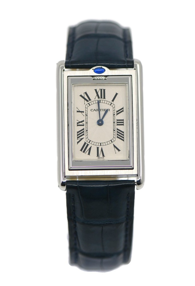 Cartier Tank Basculante Stainless Steel Watch W1011358