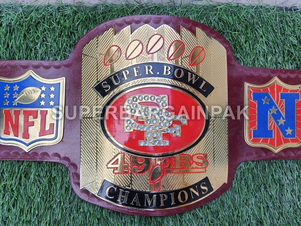SF 49ers Championship Wrestling Brass 2mm Belt
