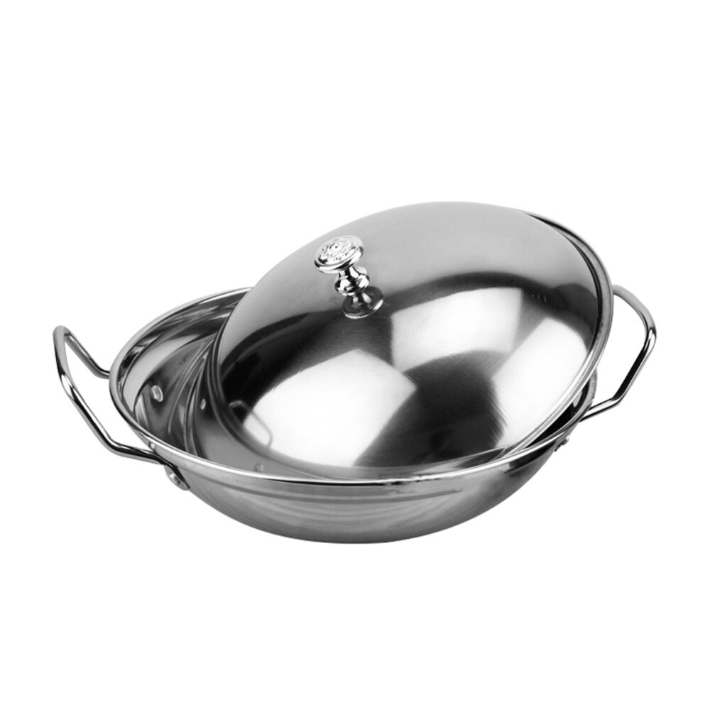 Stainless Steel Pot Skillet Hot Electric Hotpot Chafing Dish Oven