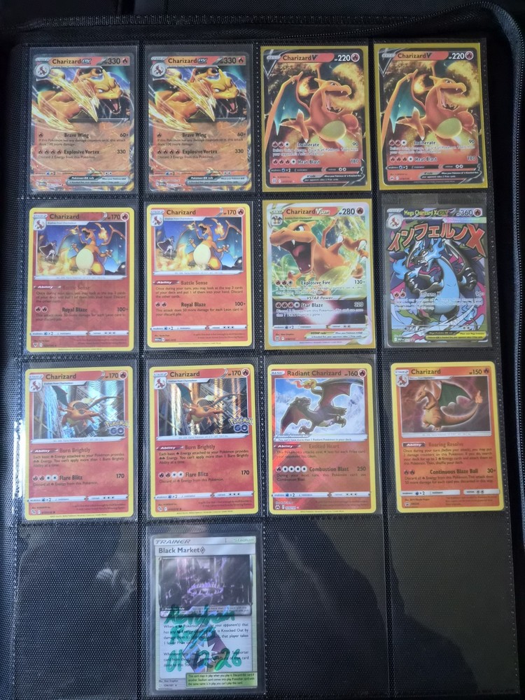 Charizard, Charmeleon, Charmander Lot