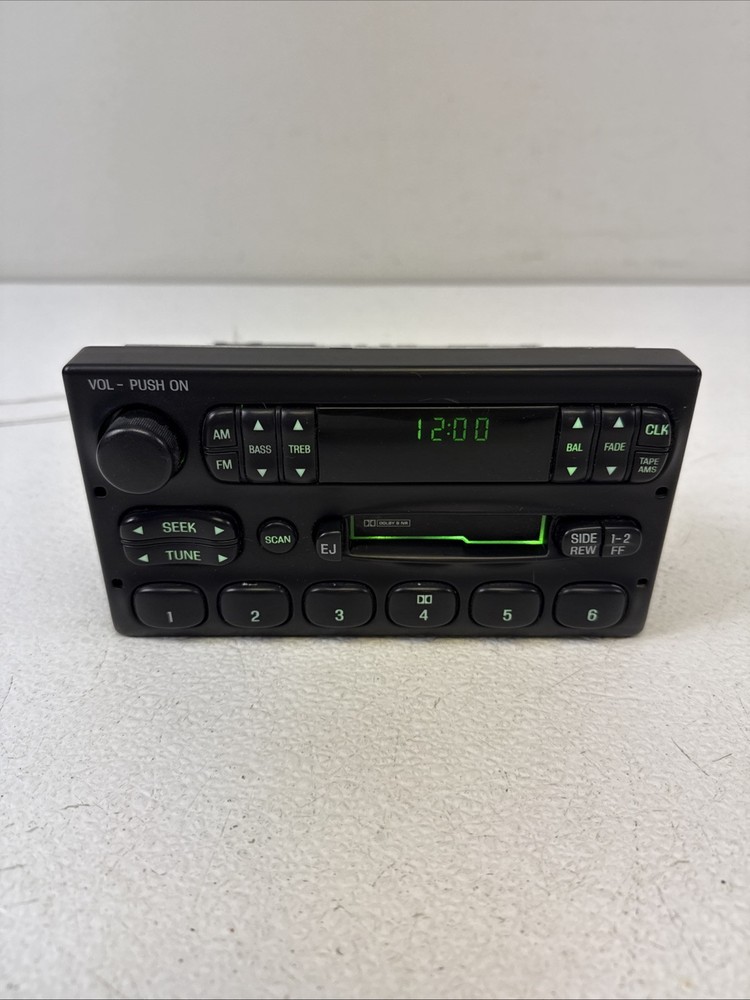 Ford OEM In-Dash Cassette Radio for Windstar E150 Ranger F150 Crown Victoria 1999-2009