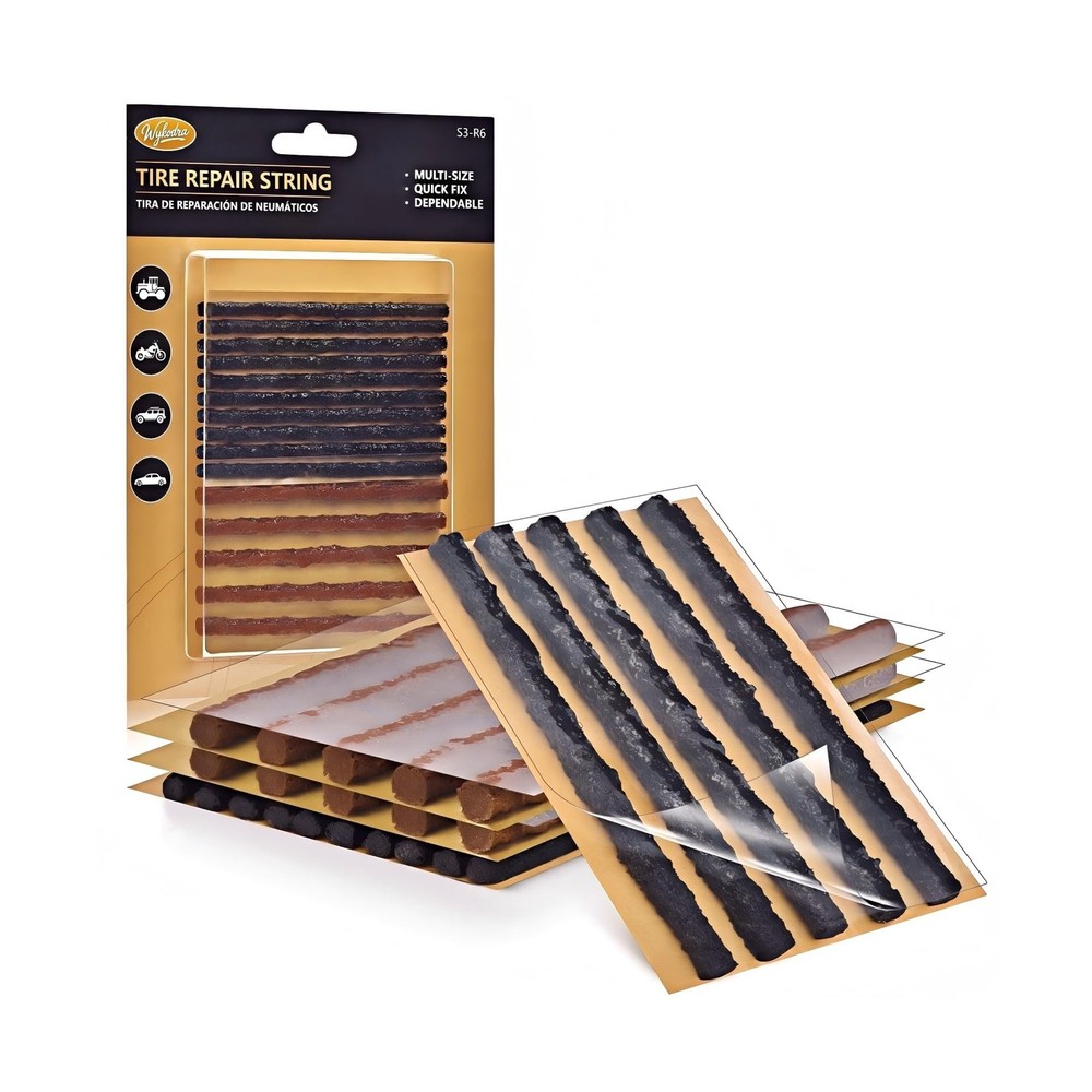 Tire Plugs, Vulcanizing Tire Patches Fix a Flat Tire, Standard Heavy Duty Tir...