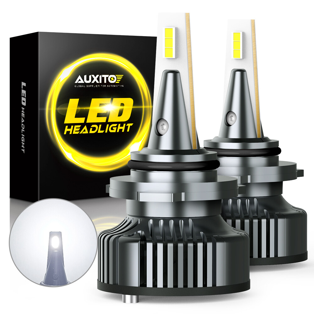 Auxito Clear White 9006 HB4 LED Bulbs Sets Low Beam Headlight 6500K Super Bright