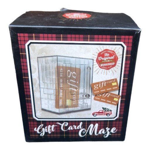 Gift Card Holder Marble Maze Puzzle Safe Brain Teaser Gag Gift Brand New-image