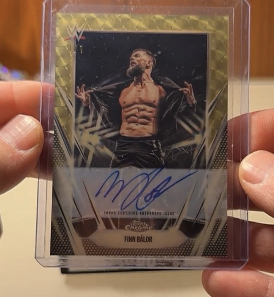2026 Topps Chrome WWE Finn Balor SuperFractor 1/1
