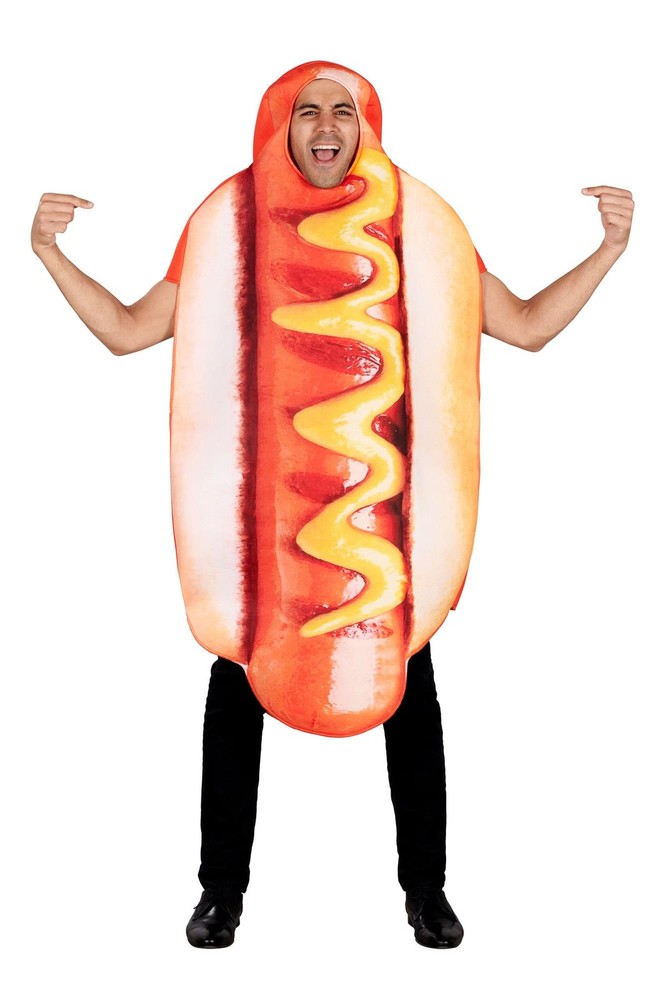 Hot Dog Adult Costume | One Size